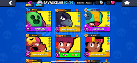 Brawl stars 33 k hesap