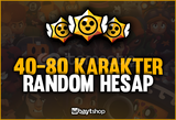 ⭐ BRAWL STARS 40-80 KARAKTER MAİL DEĞİŞEN