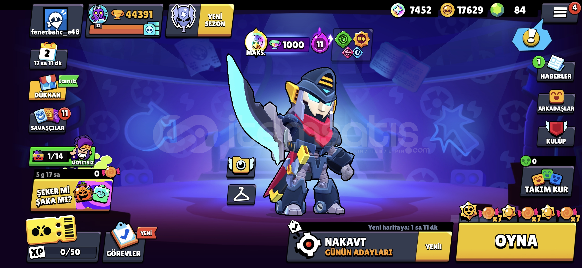 Brawl Stars 44k kupalı matcherino pini olan hesa Brawl Stars 44k kupalı matcherino pini olan hesa