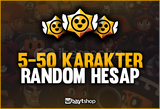 ⭐ BRAWL STARS 5-50 KARAKTER MAİL DEĞİŞEN