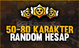 BRAWL STARS 50-80 KARAKTER MAİL DEĞİŞEN ENUCUZ