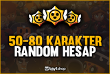 ⭐ BRAWL STARS 50-80 KARAKTER MAİL DEĞİŞEN