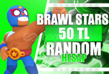 ⭐Brawl Stars 50 TL Random Hesap [MAIL DEGISEN]