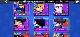 Brawl stars 50000 kupa 15 1000 kupalı karakter