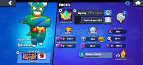 Brawl Stars 51.000 kupalı hesap