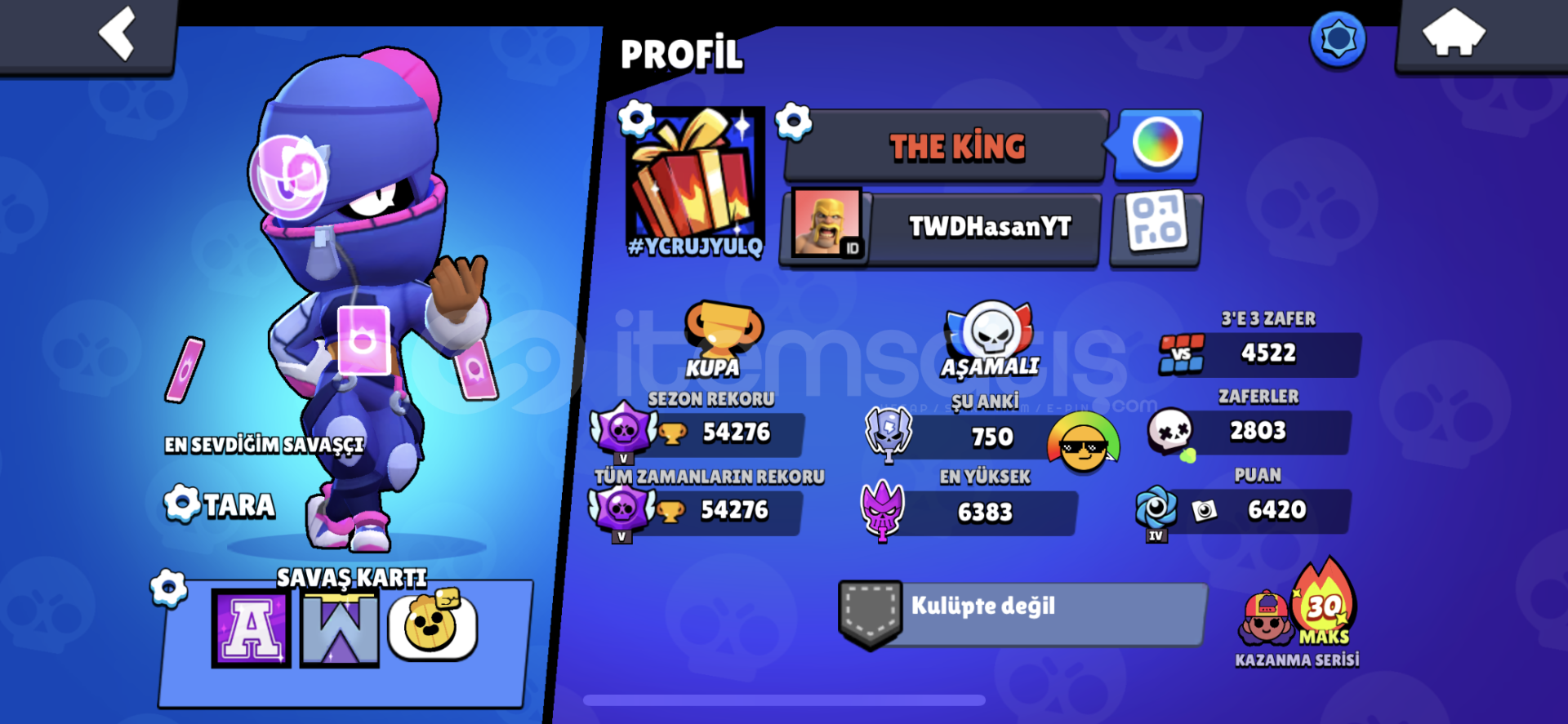 BRAWL STARS 54K HESAP