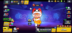 Brawl Stars 5K kupa 44 karakter Edgar full Brawl Stars 5K kupa 44 karakter Edgar full