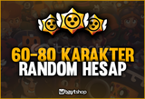 ⭐ BRAWL STARS 60-80 KARAKTER MAİL DEĞİŞEN