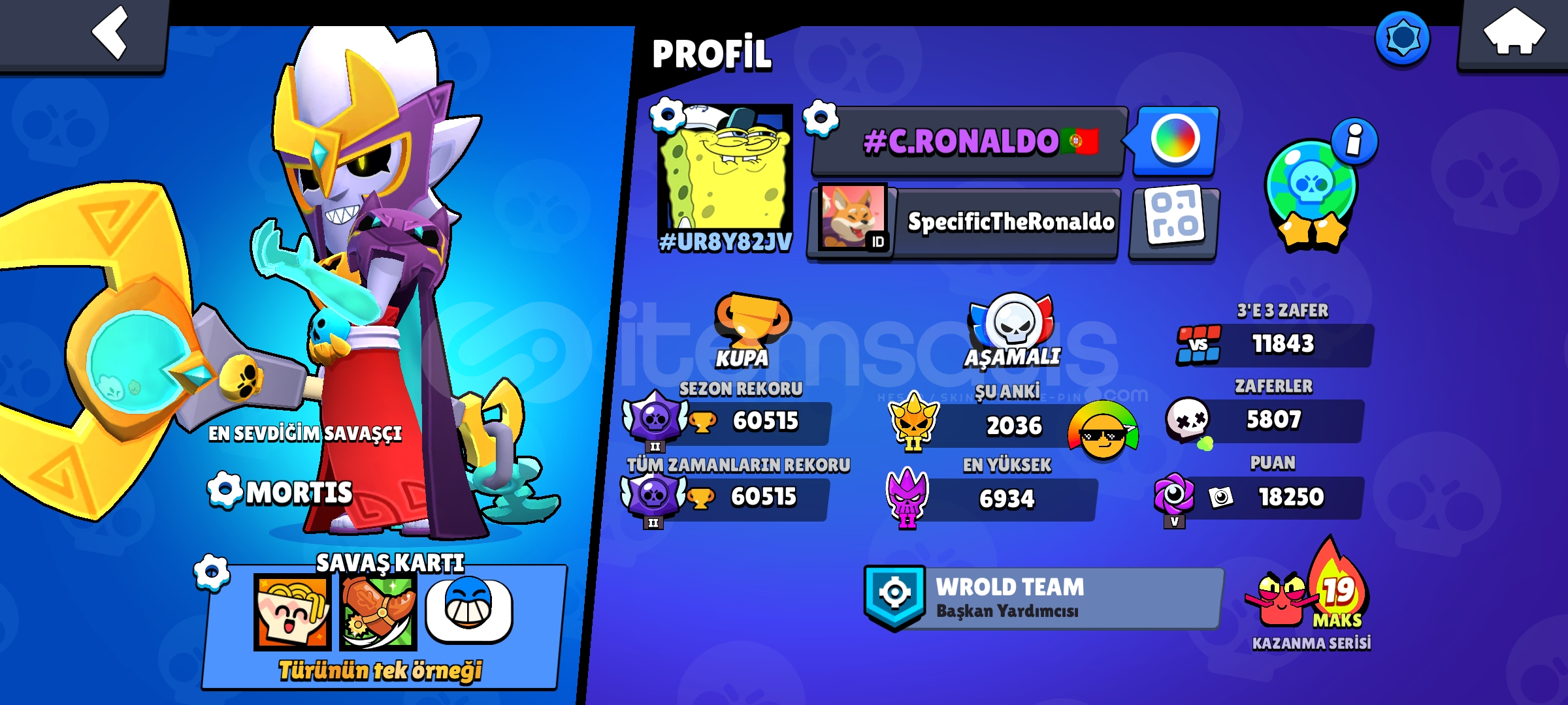 Brawl Stars 60k kostüm dolu hesap Brawl Stars 60k kostüm dolu hesap