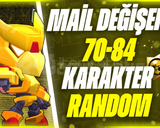 ⭐Brawl Stars 70-84 Karakterli Random Hesap⭐