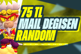 ⭐BRAWL STARS 75 TL RANDOM HESAP[MAIL DEGISEN]⭐