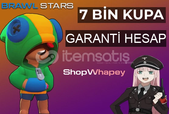 Brawl Stars | 7 BİN KUPA HESAP Mail ile teslim Brawl Stars | 7 BİN KUPA HESAP Mail ile teslim