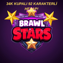 Brawl Stars 92 Karakterli 34K HESAP