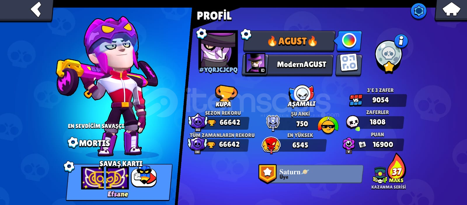 Brawl stars yaklaşık 67k hesap min 3k yatirildi