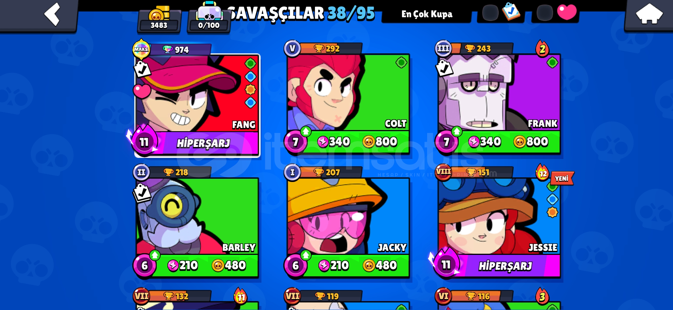 BRAWL STARS BAŞLANGIÇ HESABI MAKS KARAKTER BRAWL STARS BAŞLANGIÇ HESABI MAKS KARAKTER
