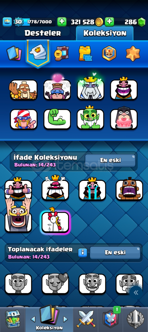 Brawl stars+ Clash Royele hesap Brawl stars+ Clash Royele hesap