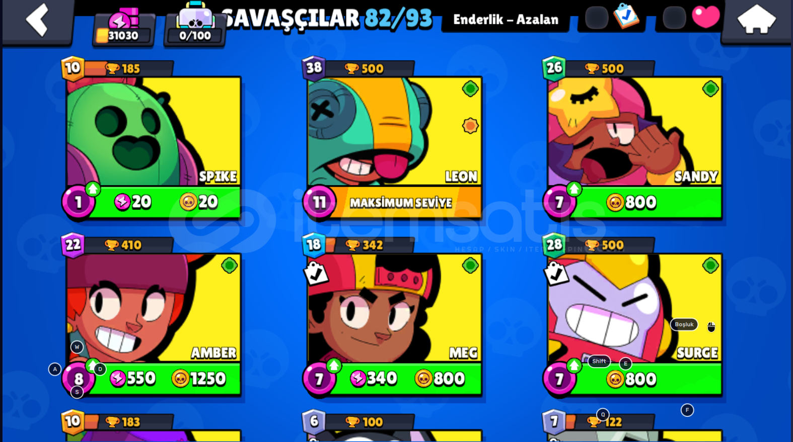 Brawl Stars Emek Sezon Canavarı Hesap Brawl Stars Emek Sezon Canavarı Hesap