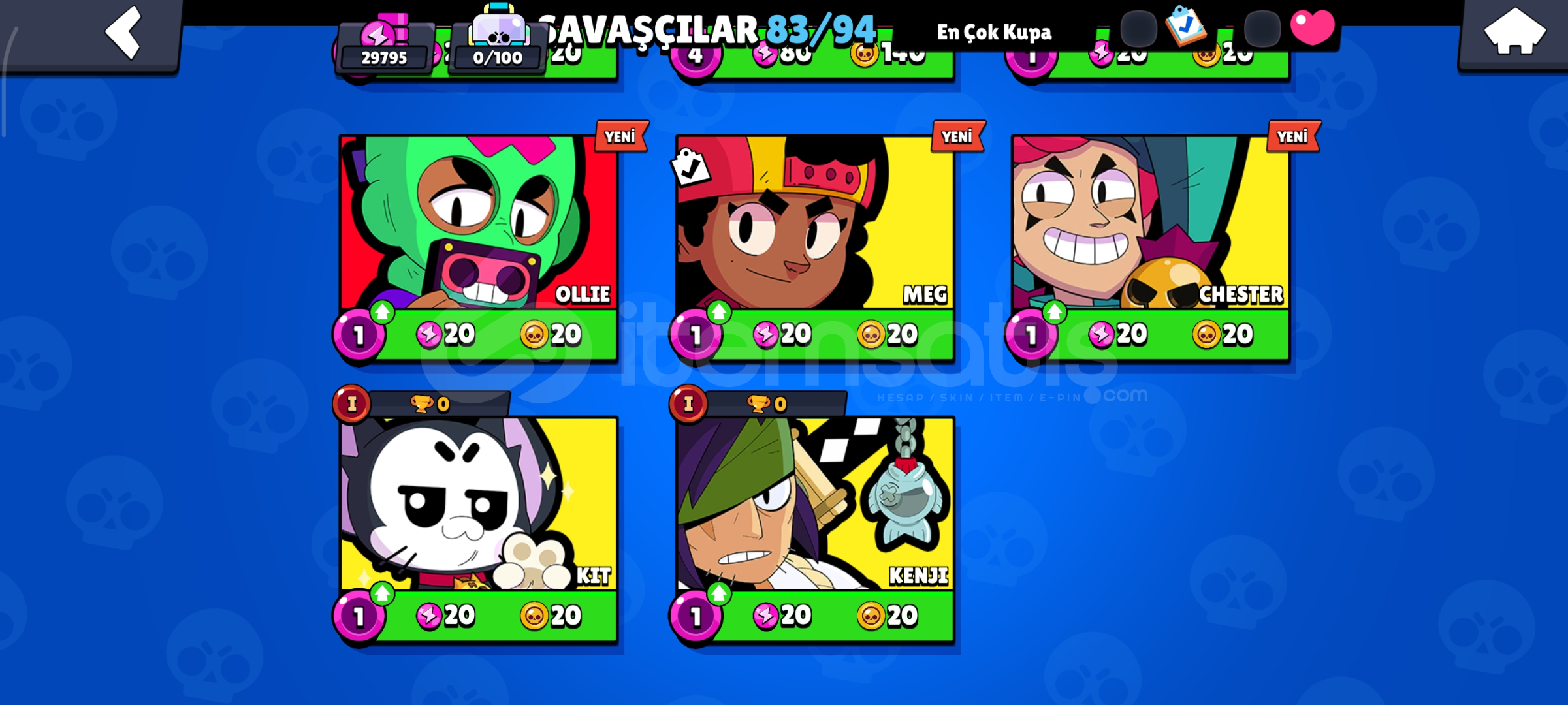 BRAWL STARS HESABI BRAWL STARS HESABI
