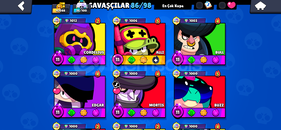 Brawl Stars hesabı kullanışlı kostümler var