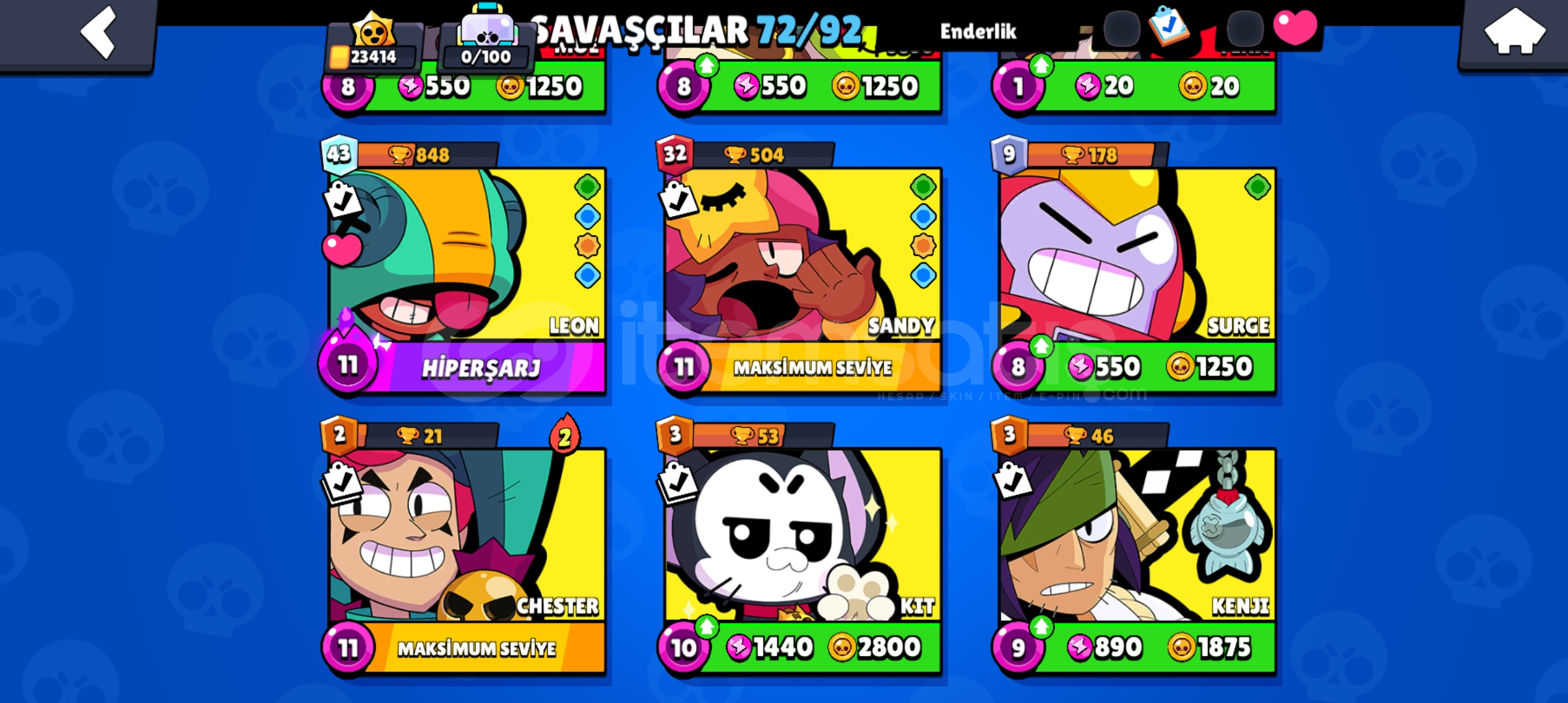 2020 Brawl stars hesap  2020 Brawl stars hesap