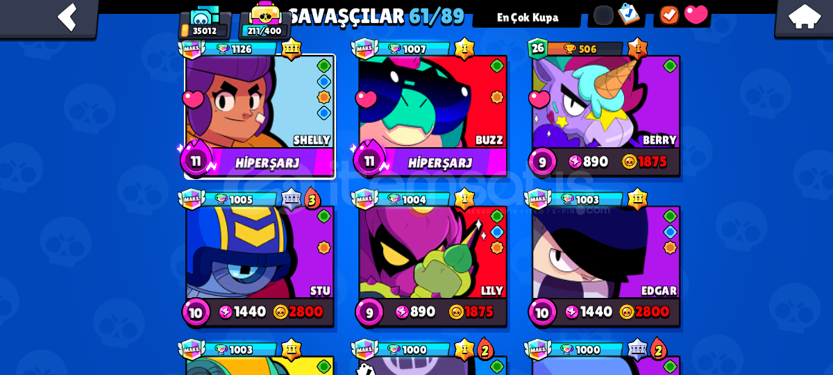 Brawl stars hesap Brawl stars hesap
