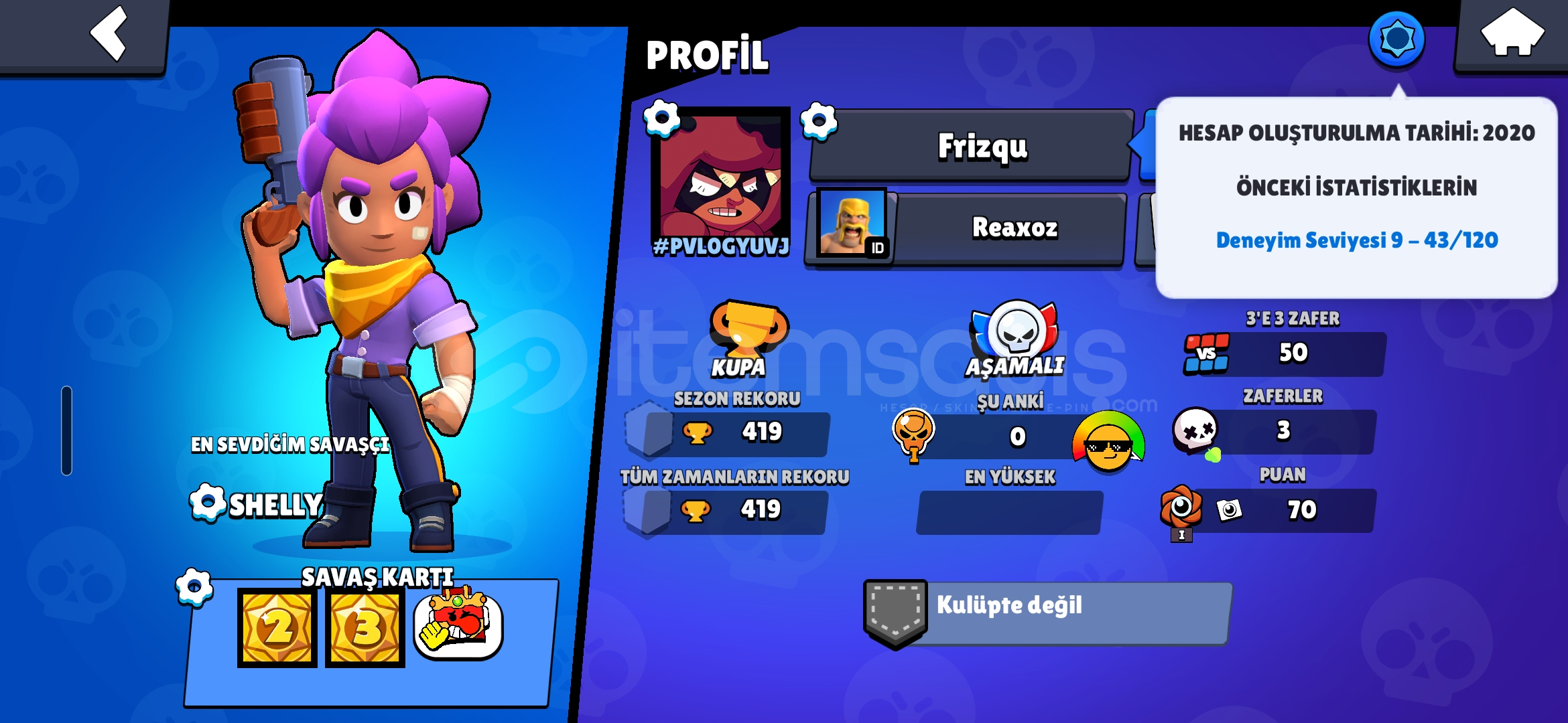 Brawl stars Hesap