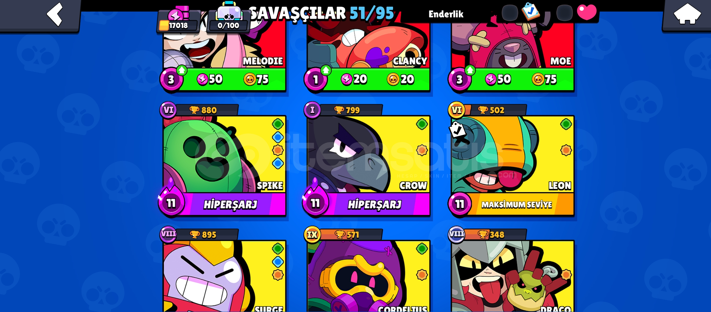 BRAWL STARS HESAP SATIŞI ???? ????  BRAWL STARS HESAP SATIŞI ???? ????