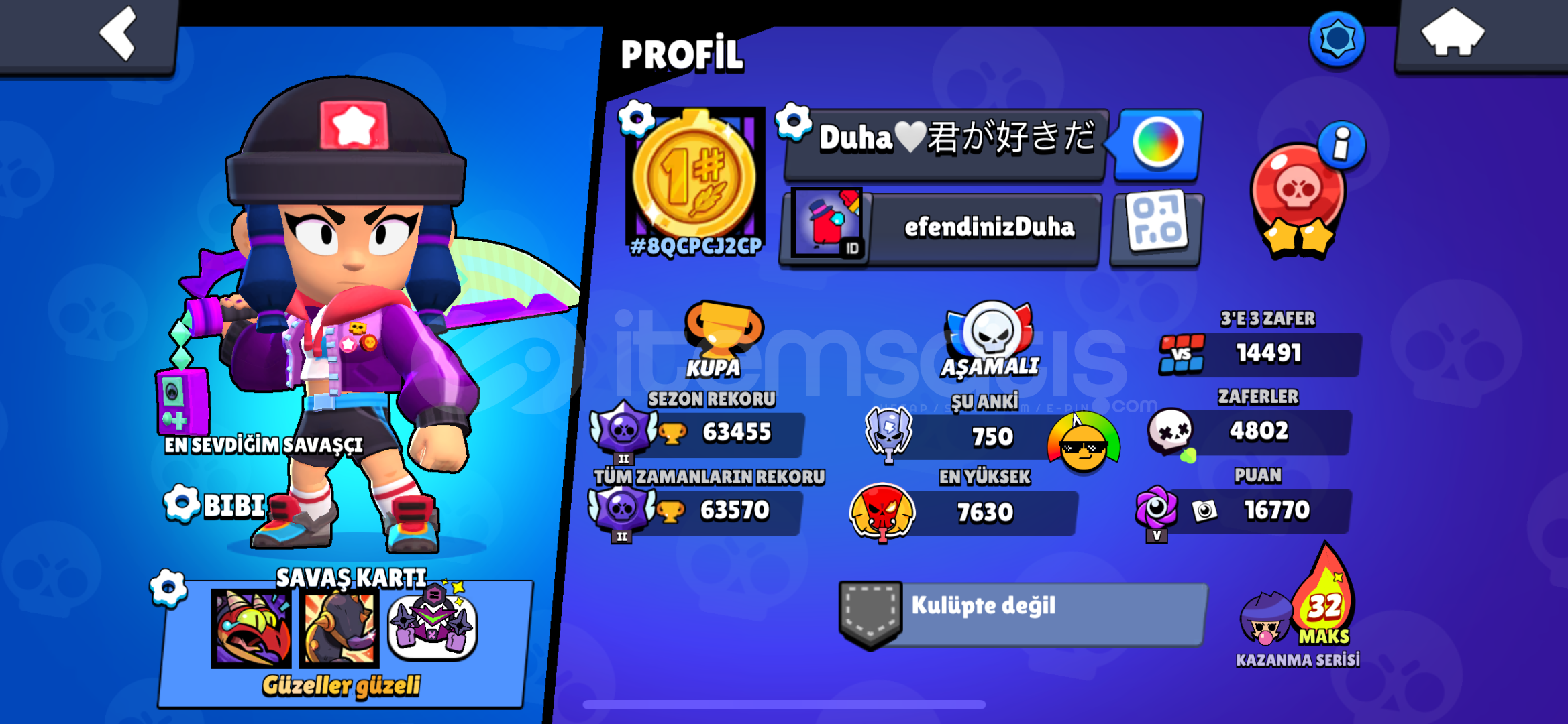 Brawl Stars kaçma hesap %100 değer Brawl Stars kaçma hesap %100 değer