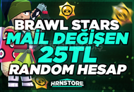 ⚡ BRAWL STARS | MAİL DEĞİŞEN 25TL RANDOM HESAP