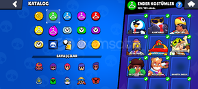 Brawl Stars Mars 3 şöhret 80k+ kupa prestijli 