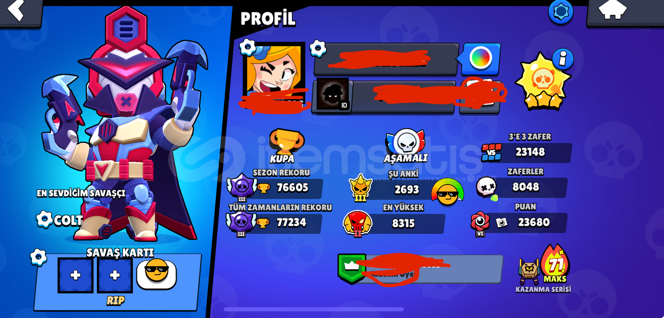 Brawl Stars Max Hesap Bol skinli uygun fiyat Brawl Stars Max Hesap Bol skinli uygun fiyat