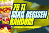 BRAWL STARS PRİME 75 TL RANDOM HESAP