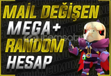 BRAWL STARS RANDOM HESAP (MAİL DEĞİŞİR)