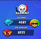 BRAWL STARS RANKED BOOST PEAK RANKIM EFSANEVİ 2