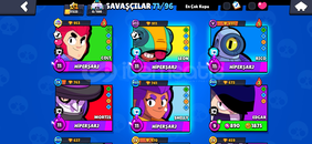 Brawl stars super otesi kupasında dengi yok