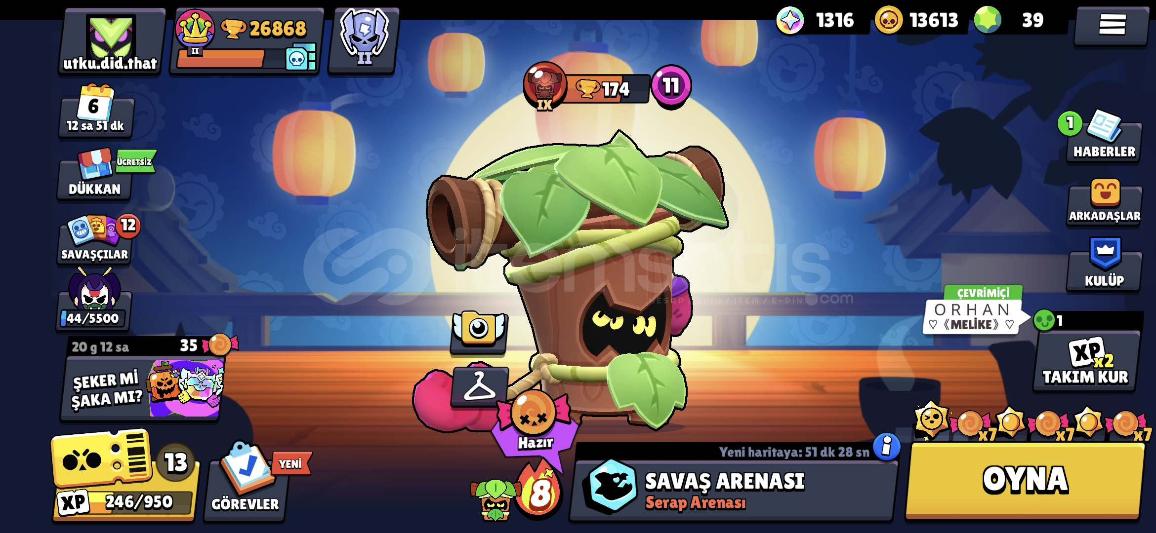 brawl start acil satılık hesap brawl start acil satılık hesap