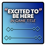 ⭐Brawlhalla Excited To Be Here Title ❤️