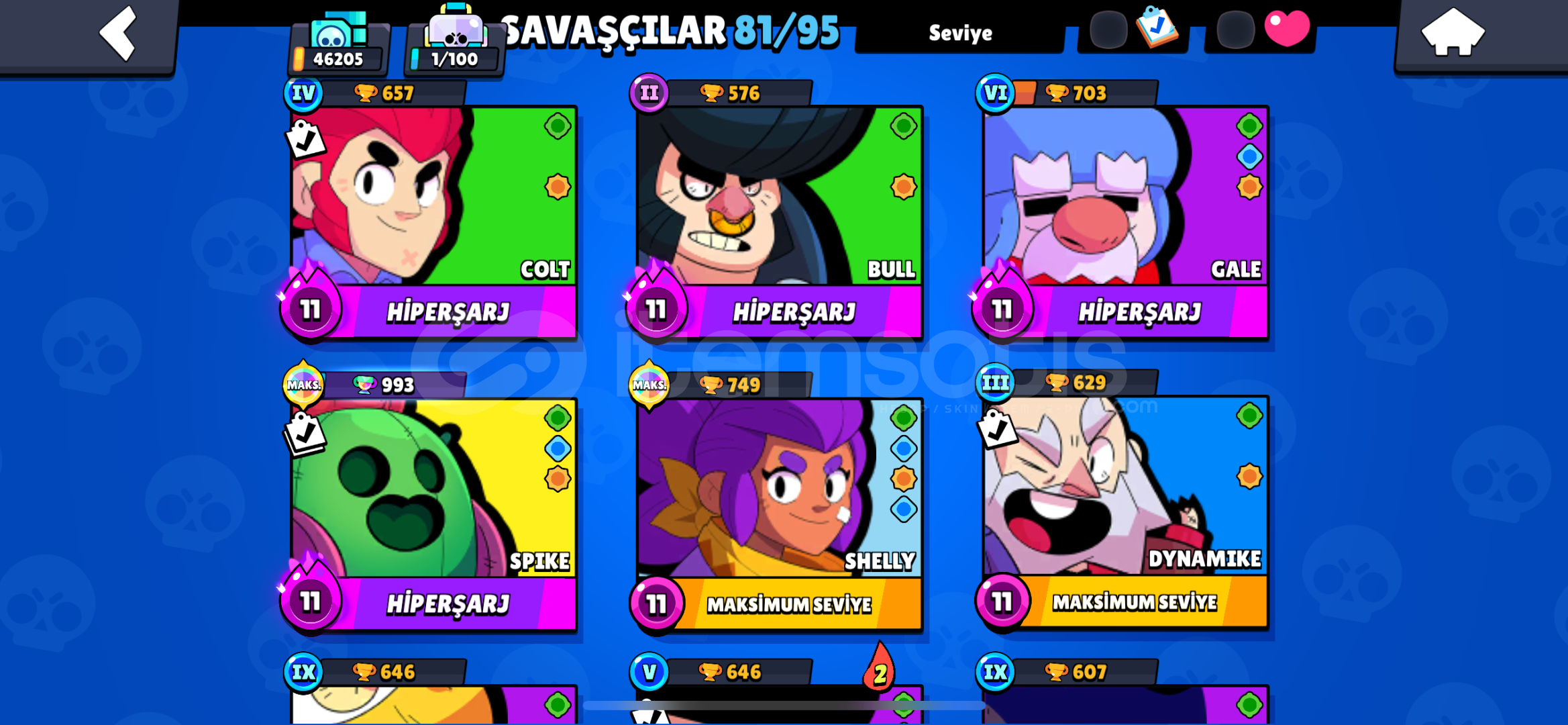 Brawls stars 46k hesap Brawls stars 46k hesap
