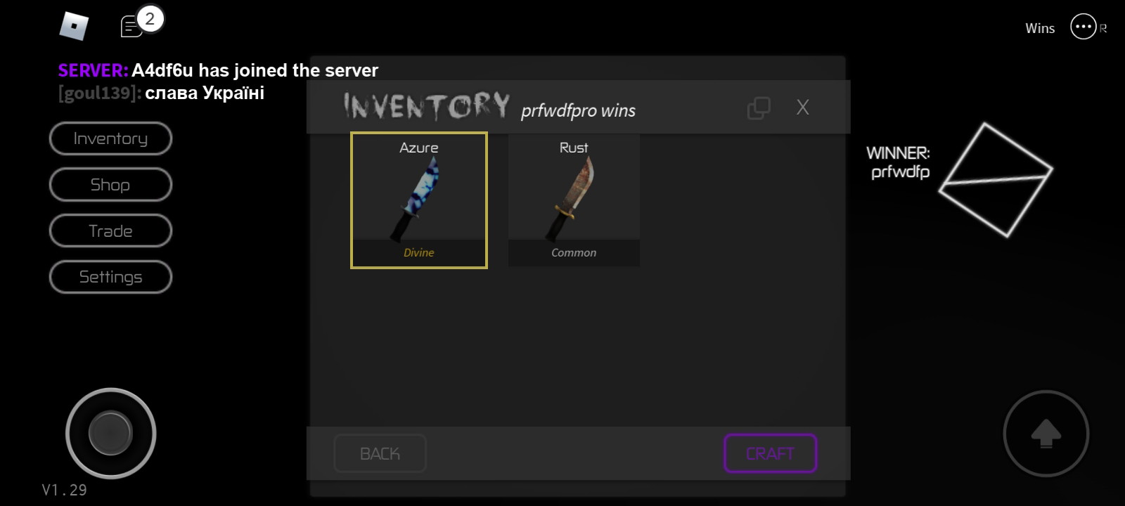 Breaking Point divine knife İtemsatış