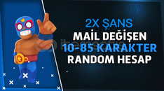 BS 10-85 KARAKTER ARASI 2X ŞANSLI RANDOM HESAP