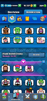 8300 kupalik bu fiyata clash royale hesabi nee?