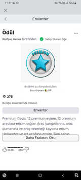 Brookhaven Premiumlu Hesap✅️