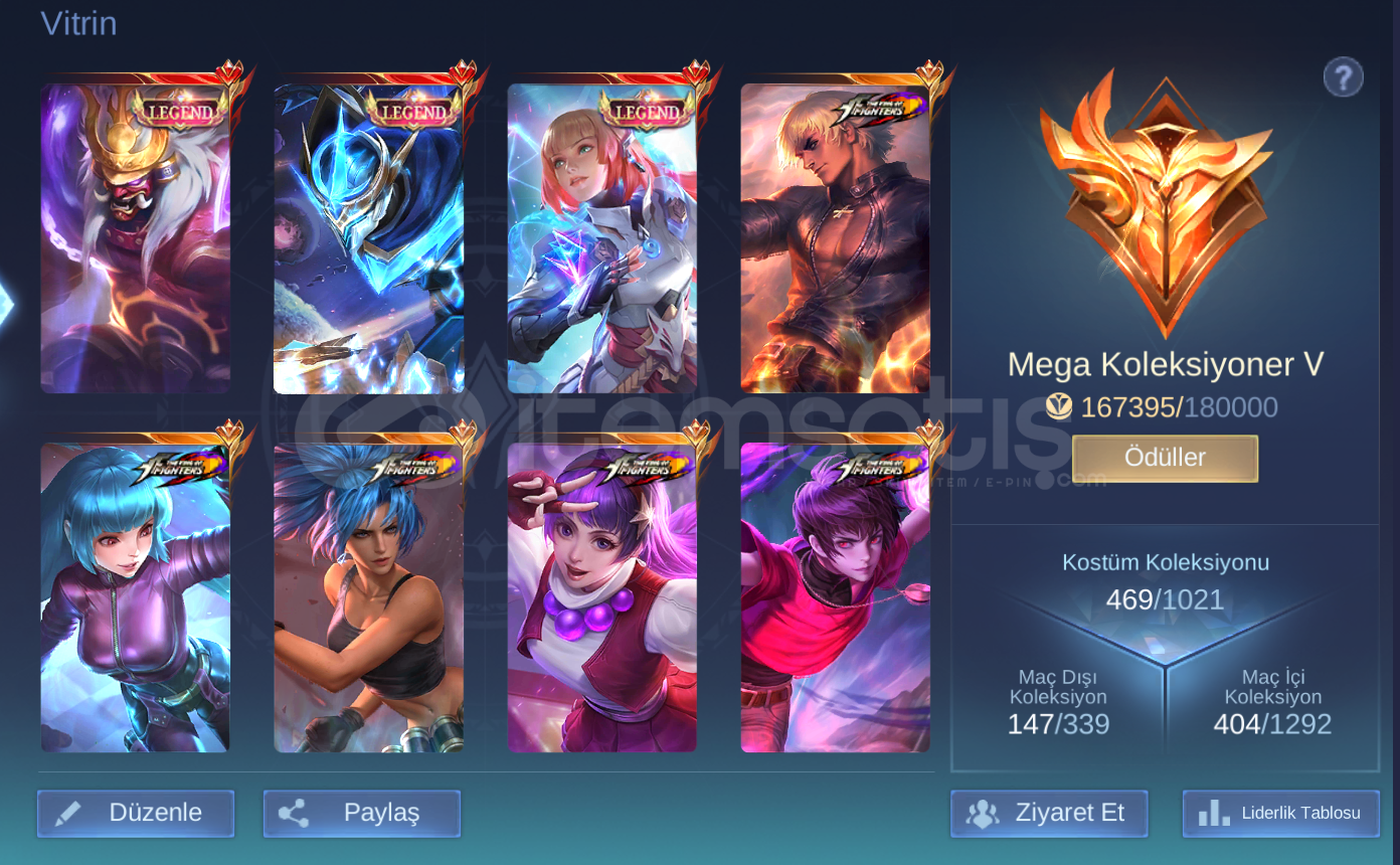 ✨3Tane Legend 5Tane Kof 2Tane Metrozero Fazlası✨ ✨3Tane Legend 5Tane Kof 2Tane Metrozero Fazlası✨