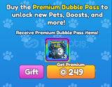 Bubble Gum Premium Bubble Pass