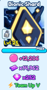 Bubble Gum Sim INF Mythic Bionic Shard 1X