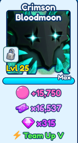 Bubble Gum Sim INF Mythic Crimson Bloodmoon 1X