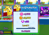 Bubble Gum Simulator 1x Kingg Pufferfish