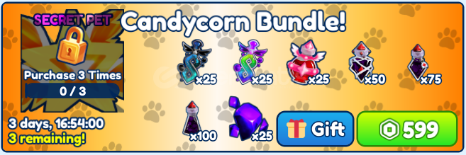 Bubble Gum Simulator Candycorn Bundle Bubble Gum Simulator Candycorn Bundle