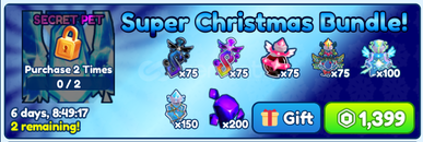 Bubble Gum Simulator Super Christmas Bundle