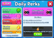 Bubble Gum Simulator Daily Perks